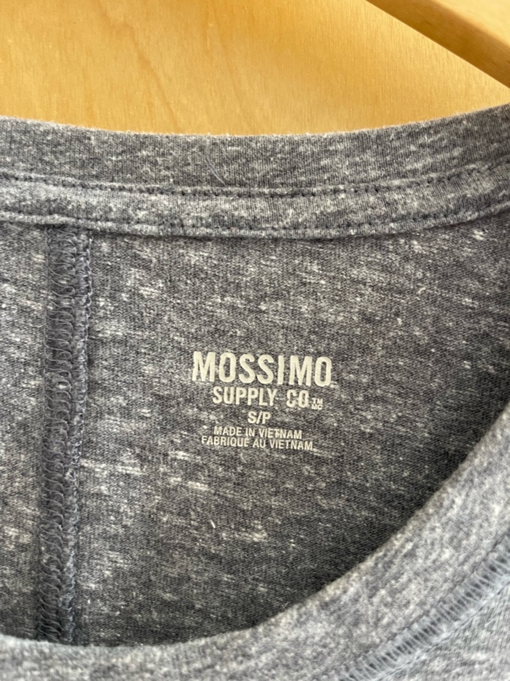 Mossimo Supply Co. Heather Gray 3/4 Sleeve Knit Dress - Picture 3 of 4